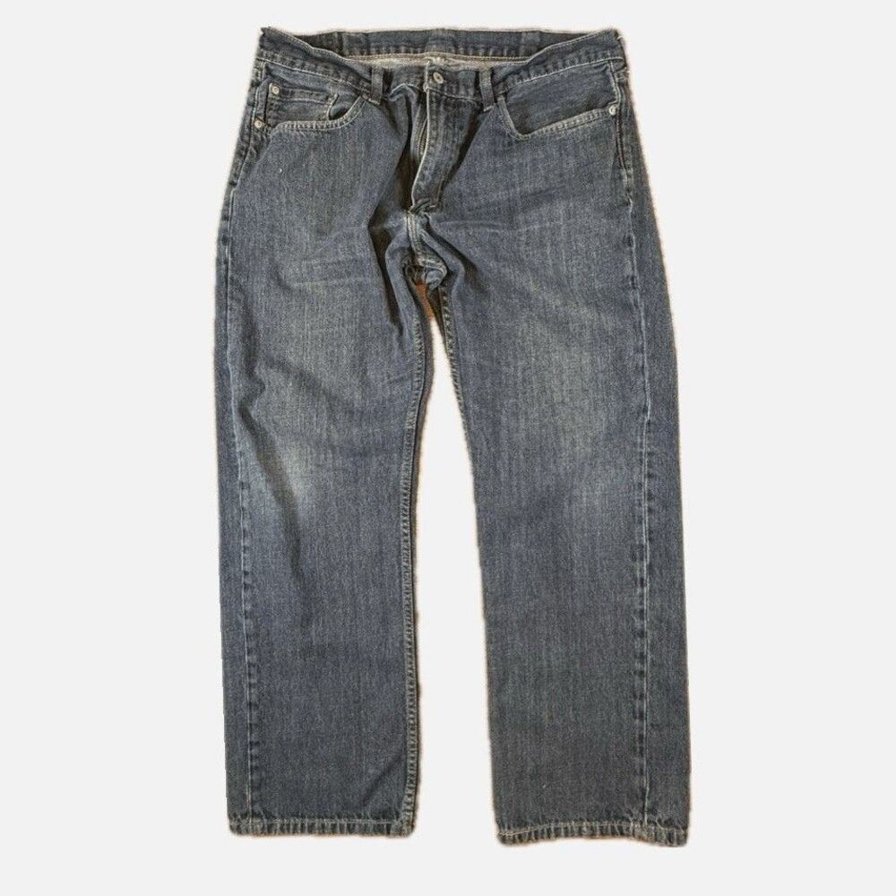 Levis 559 Jeans Men's 38x32 (30) Blue Relaxed Straight Leg Denim Casual